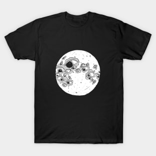 Full Moon Crater Eyes T-Shirt